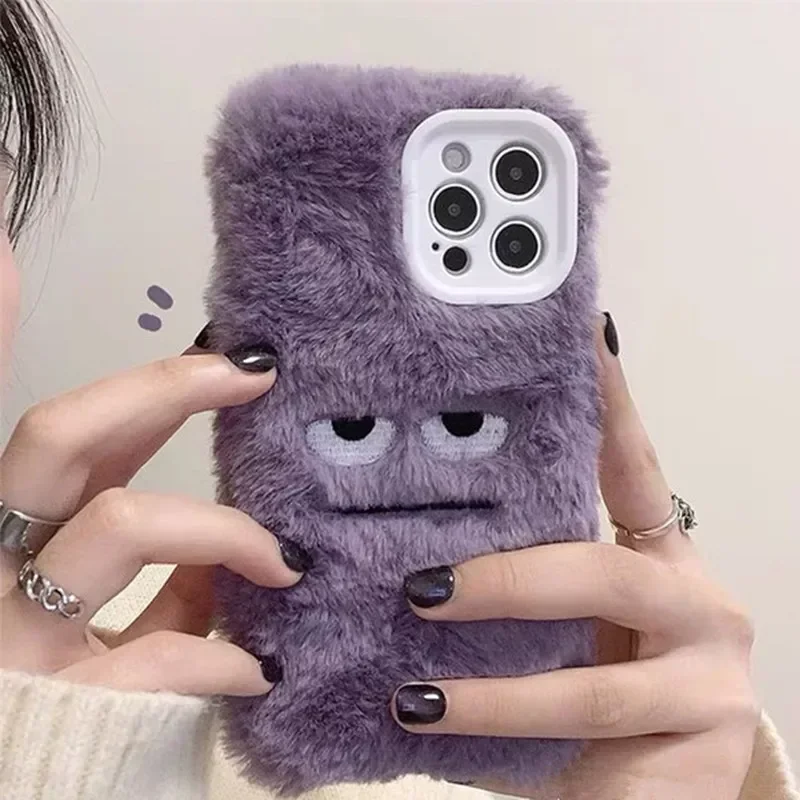 Apple Iphone 15 Pro Max - Niedliche Monster-Plüsch-Handyhülle für iPhone 17 Air