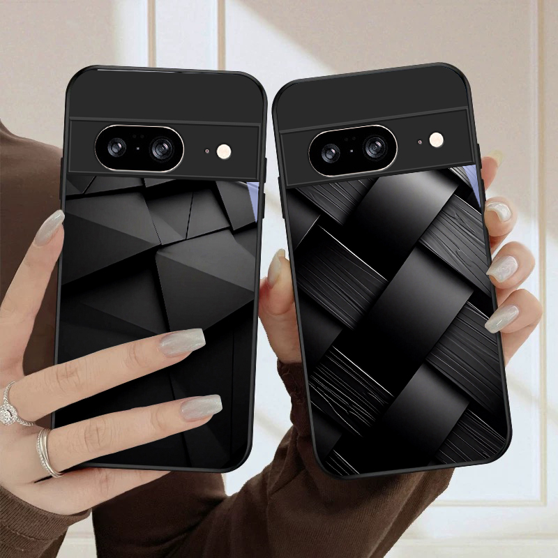 Dunkle geometrische Textur für – Google Pixel 8A Bewertung und Preis