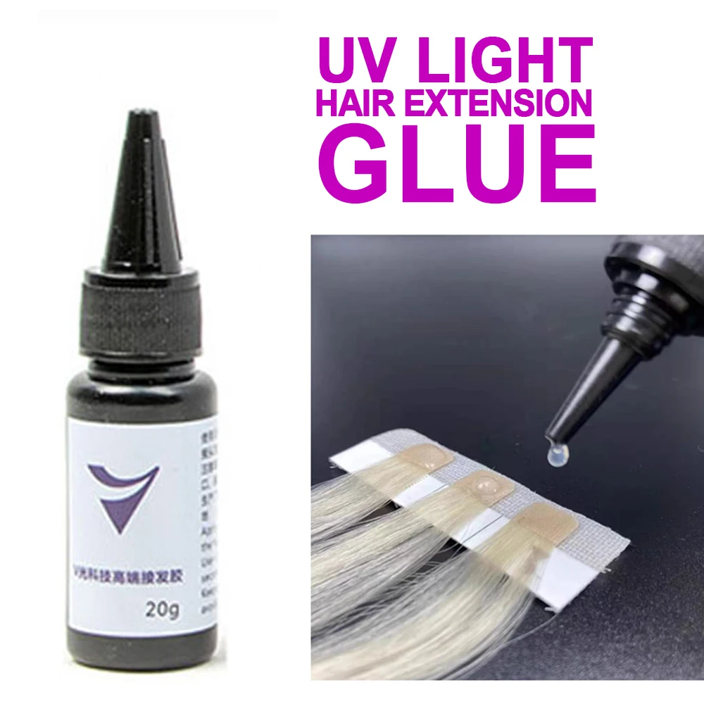 UV-Haarverlängerungs-Klebeset, – Liquid Uv Glue Kit Bewertung und Preis
