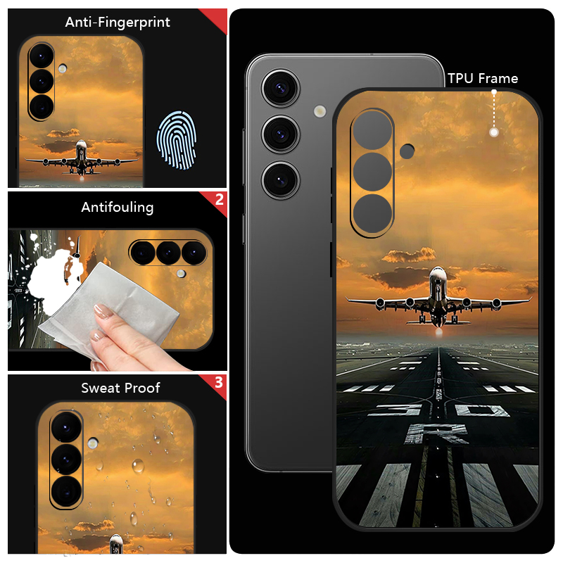 Flugzeug-Print Handyhülle für  – Samsung Galaxy A55 Bewertung und Preis