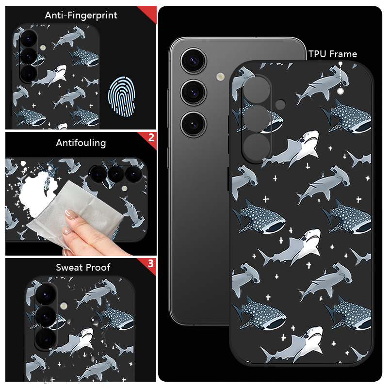 Cartoon Shark Telefon Fall Für – Samsung Galaxy A55 Bewertung und Preis